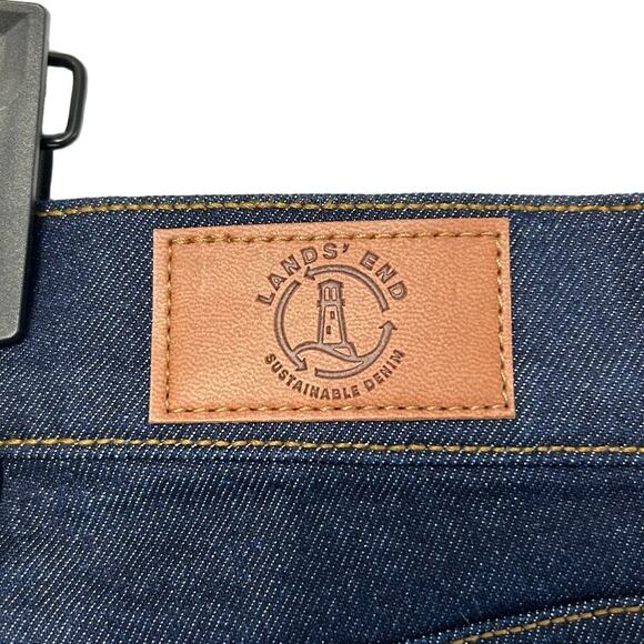 Lands' End Recover Dark Wash Straight Jeans NWT Women's Sz 22W Sustainable - Picture 6 of 8